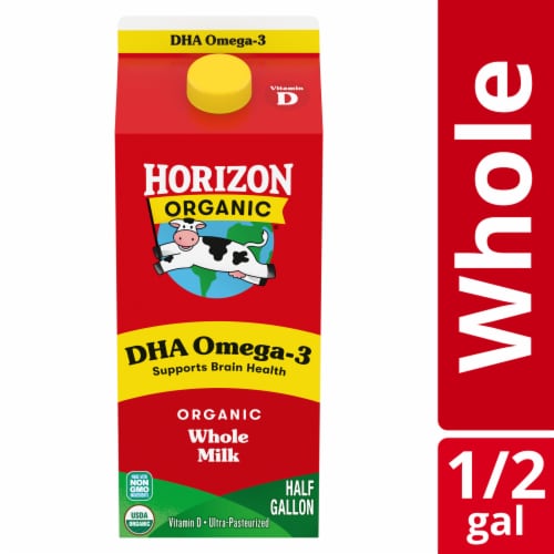 Horizon Organic DHA Omega-3 Milk - DHA Whole Milk