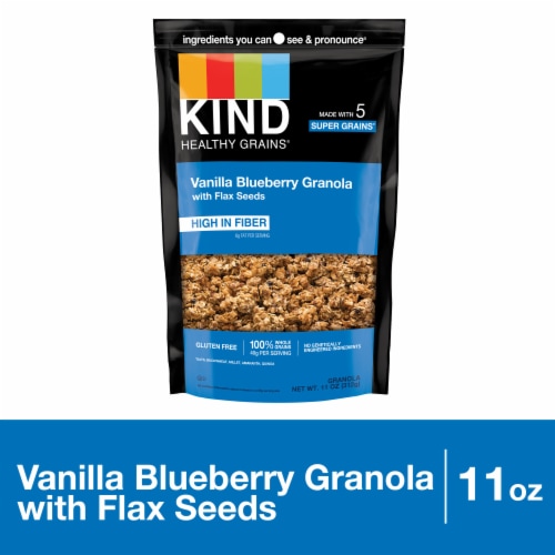 KIND Healthy Grains Vanilla Blueberry Granola with Flax Seeds
