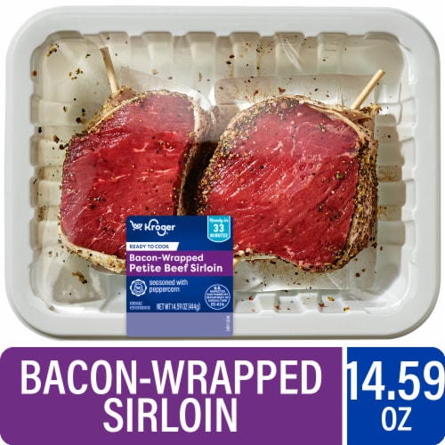 Kroger® Bacon Wrapped Petite Beef Sirloin Steak