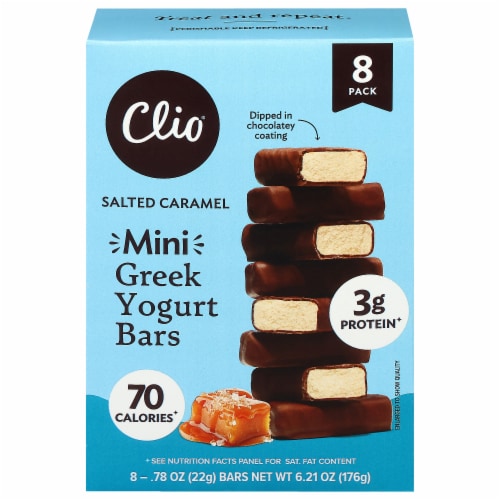 Clio® Salted Caramel Greek Yogurt Mini Bars