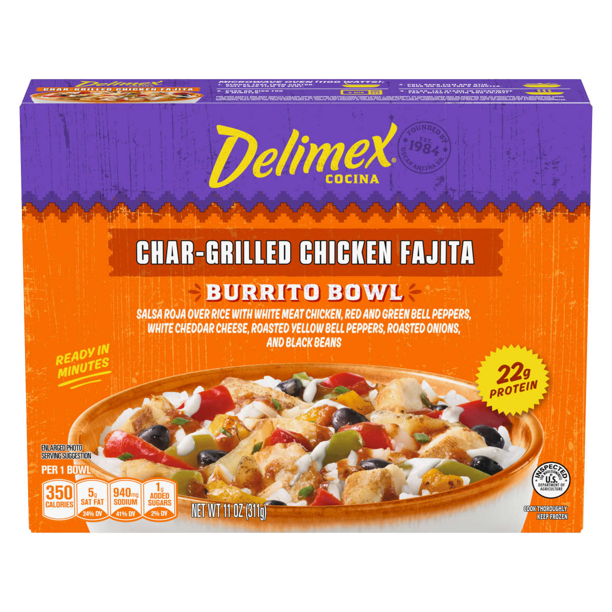 Char-Grilled Chicken Fajita Burrito Bowl