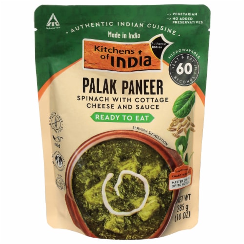Kitchens of India Spinach with Cottage Cheese & Sauce Palak Paneer