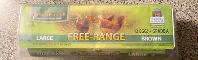 Kosher Eggs Large Free-Range-Brown 1 doz