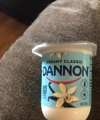 Dannon Creamy Classic Low fat Yogurt Vanilla 4-4oz