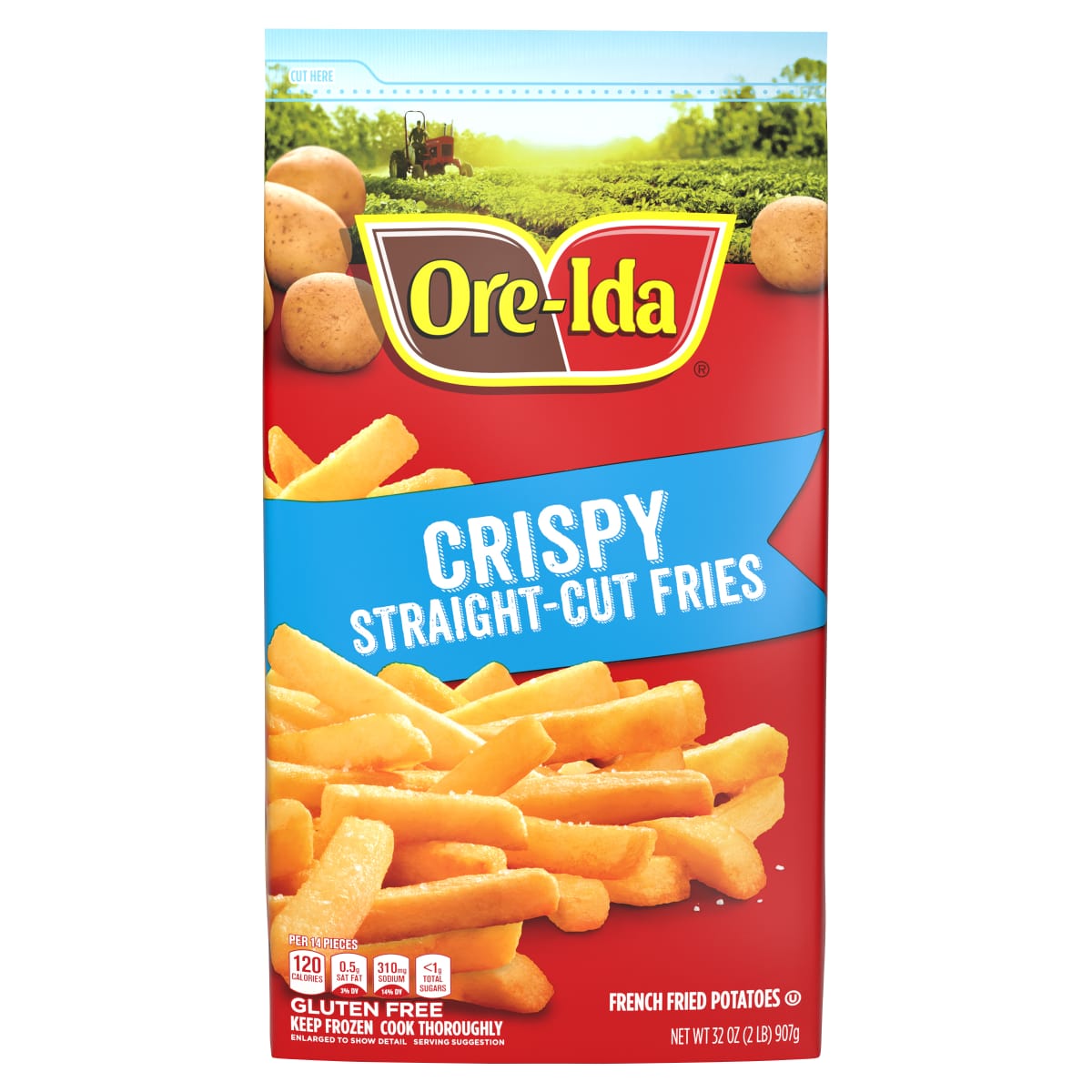 Crispy Straight-Cut Fries French Fried Potatoes