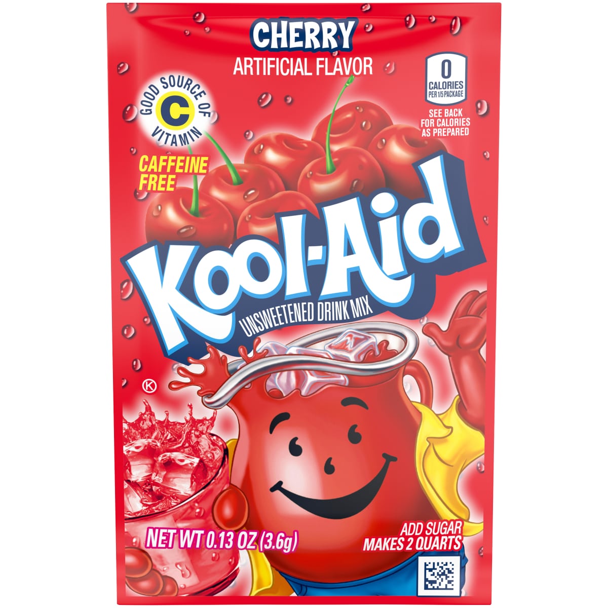 Unsweetened Cherry Artificially Flavored Powdered Soft Drink Mix