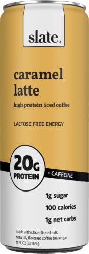 Slate Caramel Latte High Protein Iced Coffee