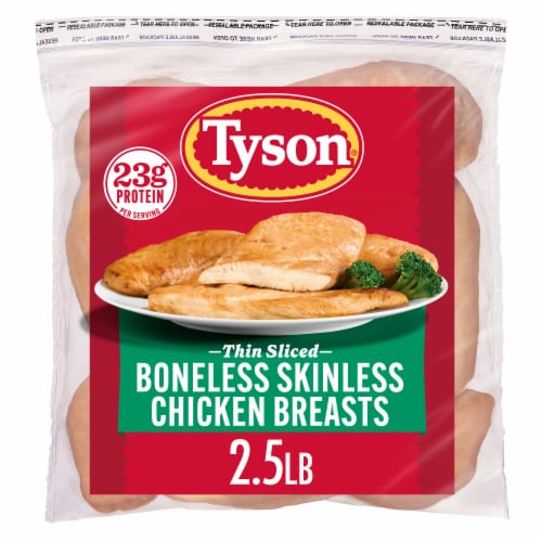 Tyson® Thin Sliced Boneless Skinless Chicken Breasts