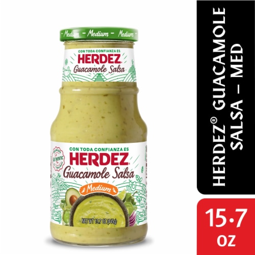 HERDEZ Guacamole Salsa Medium, 15.7 oz.