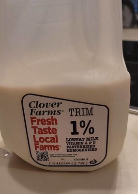 Clover Farms Dairy 1% Low Fat Milk Gallon
