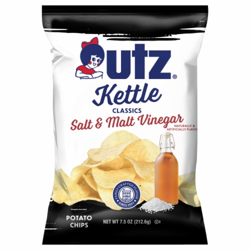 Utz® Kettle Classics Salt & Malt Vinegar Potato Chips