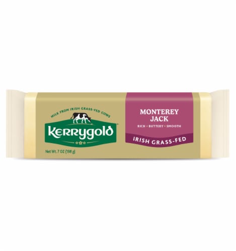 Kerrygold Irish Grass-fed Monterey Jack Cheese, 7oz