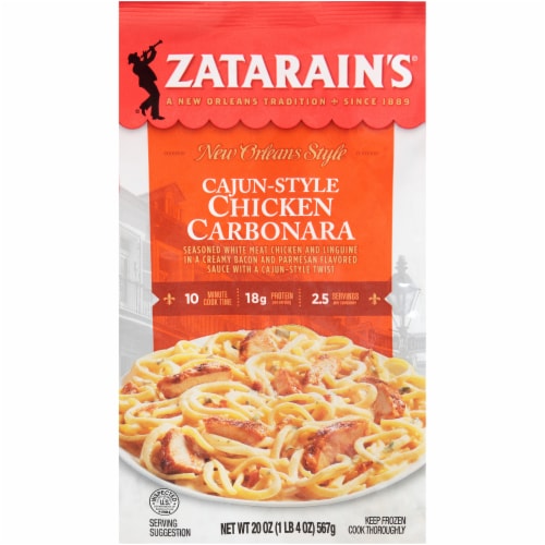 Zatarain's Cajun Chicken Carbonara Frozen Meal for Two, 20.0 oz