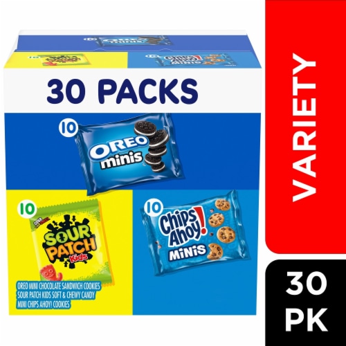 Nabisco OREO & CHIPS AHOY! Cookies & SOUR PATCH KIDS Candy Variety Pack