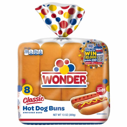Wonder White Hot Dog Buns