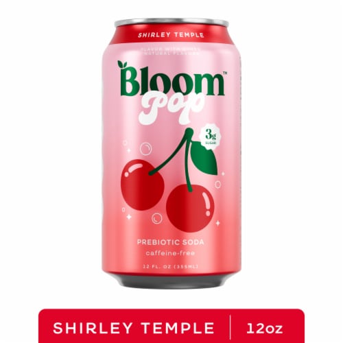 Bloom Pop Shirley Temple Prebiotic Soda Can
