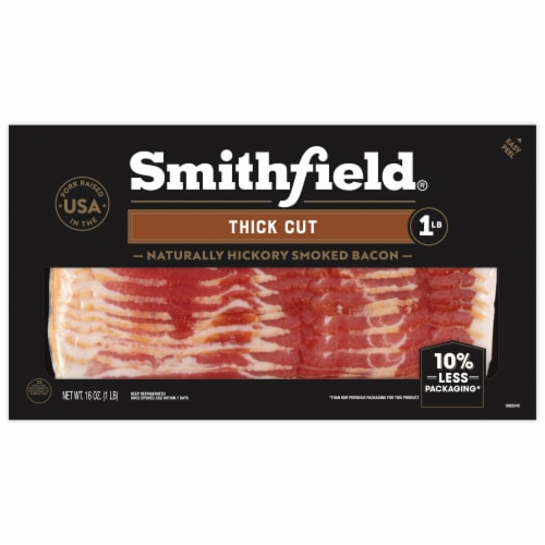 Smithfield® Naturally Hickory Smoked Thick Cut Bacon