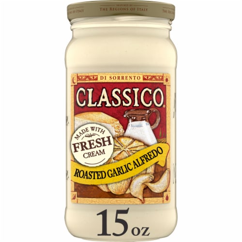 Classico Roasted Garlic Alfredo Spaghetti Pasta Sauce