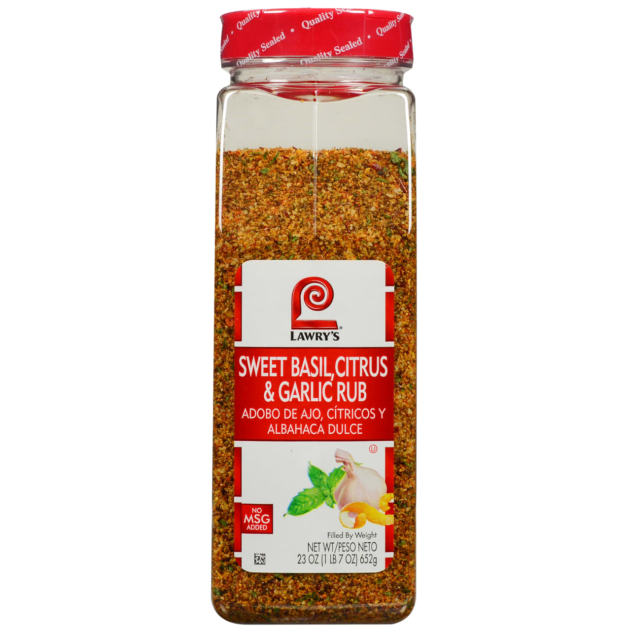 Lawry's Sweet Basil, Citrus & Garlic Rub, 23.0 oz