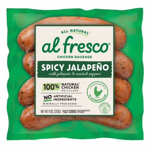 Al Fresco® Spicy Jalapeno With Roasted Peppers Chicken Sausage