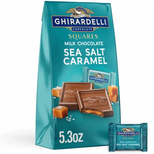 Ghirardelli Milk Chocolate Sea Salt Caramel Squares