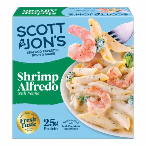 Scott & Jon's Shrimp Alfredo with Penne Frozen Meal