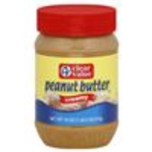 Clear Value Creamy Peanut Butter 18oz