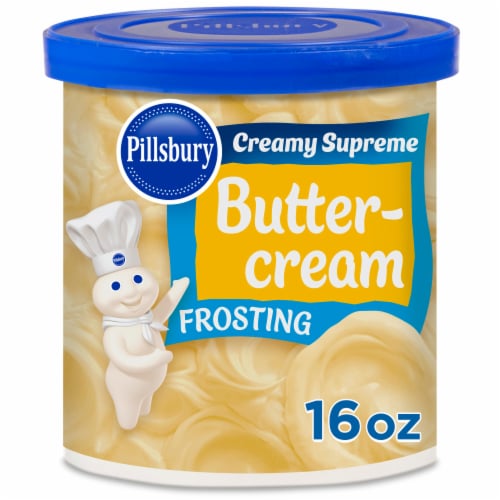 Pillsbury Creamy Supreme Buttercream Frosting, 16 Oz Tub