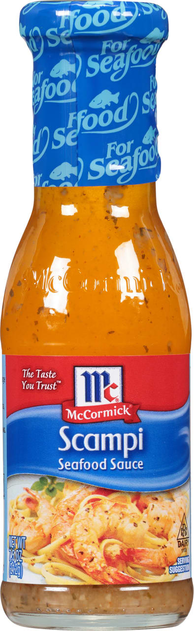 McCormick Golden Dipt Scampi Seafood Sauce, 7.5 oz