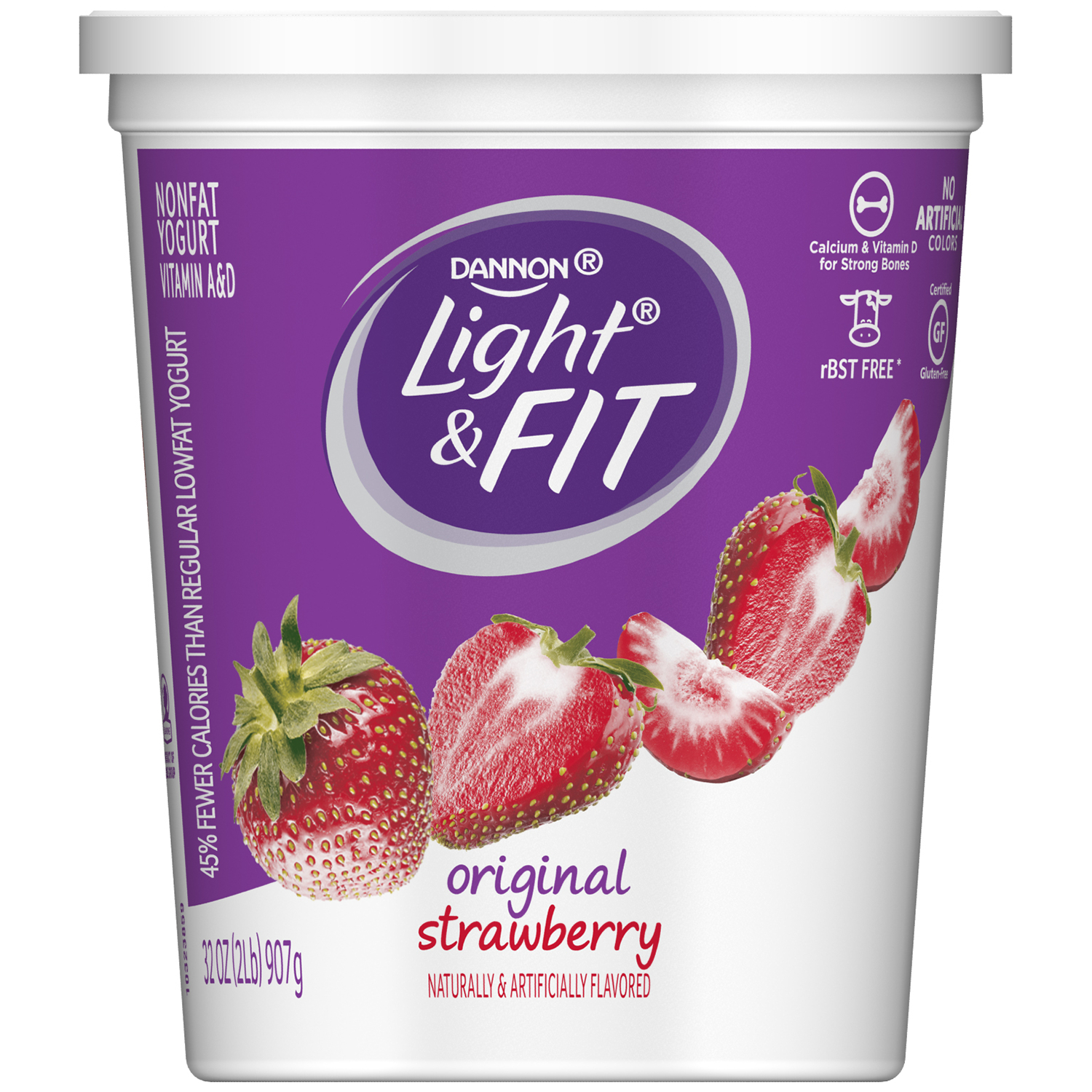 Light & Fit Nonfat Greek Plain 32 oz