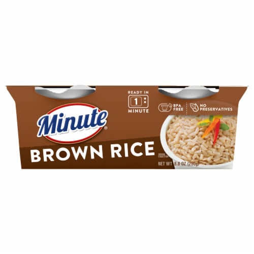 Minute Ready-to-Eat Brown Rice, Microwaveable Rice Cups, , 2 Count
