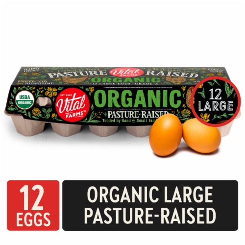 Vital Farms® Pasture-Raised Large Brown Grade-A Organic Eggs