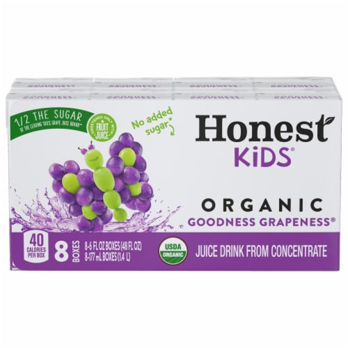 Honest Kids® Organic Goodness Grapeness® Juice Cartons