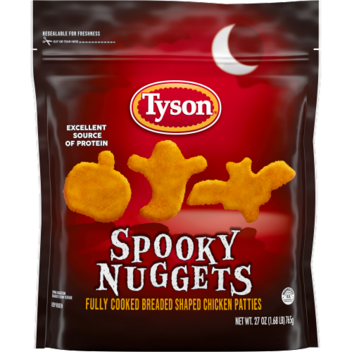 Tyson Fully Cooked Spooky Nuggets Breaded Shaped Chicken Patties