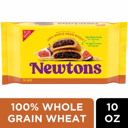 NEWTONS 100% Whole Grain Wheat Soft Baked Real Fruit Fig Bars Fig Cookies