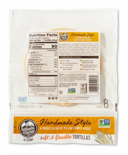 La Tortilla Factory® Homestyle Yellow Corn Tortillas