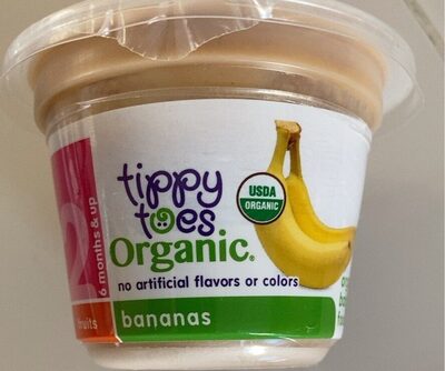 Tippy Toes Organic Bananas Cup 4oz