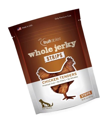 Fruitables 5 Ounce Whole Jerky Chicken Tenders Dog Treats Free Shipping