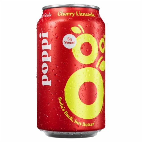 Poppi Cherry Limeade Prebiotic Soda Can