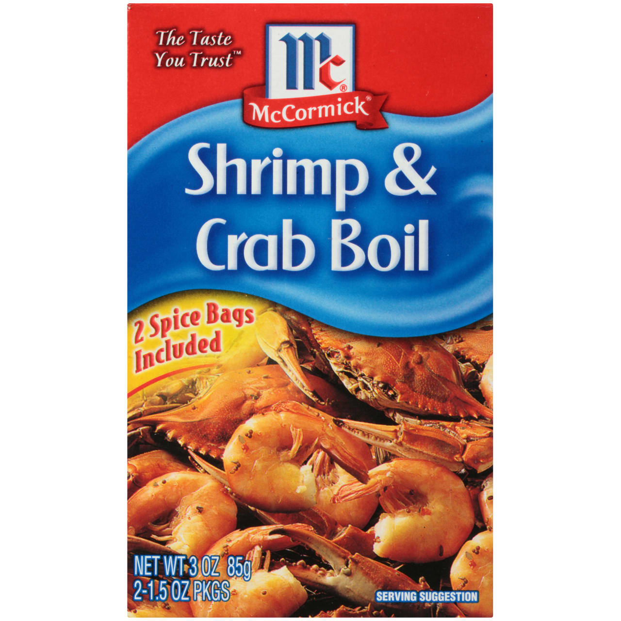 McCormick Golden Dipt Shrimp & Crab Boil Spice, 3 oz