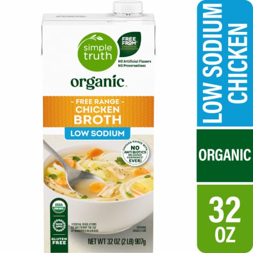 Simple Truth Organic® Low Sodium Free Range Chicken Broth
