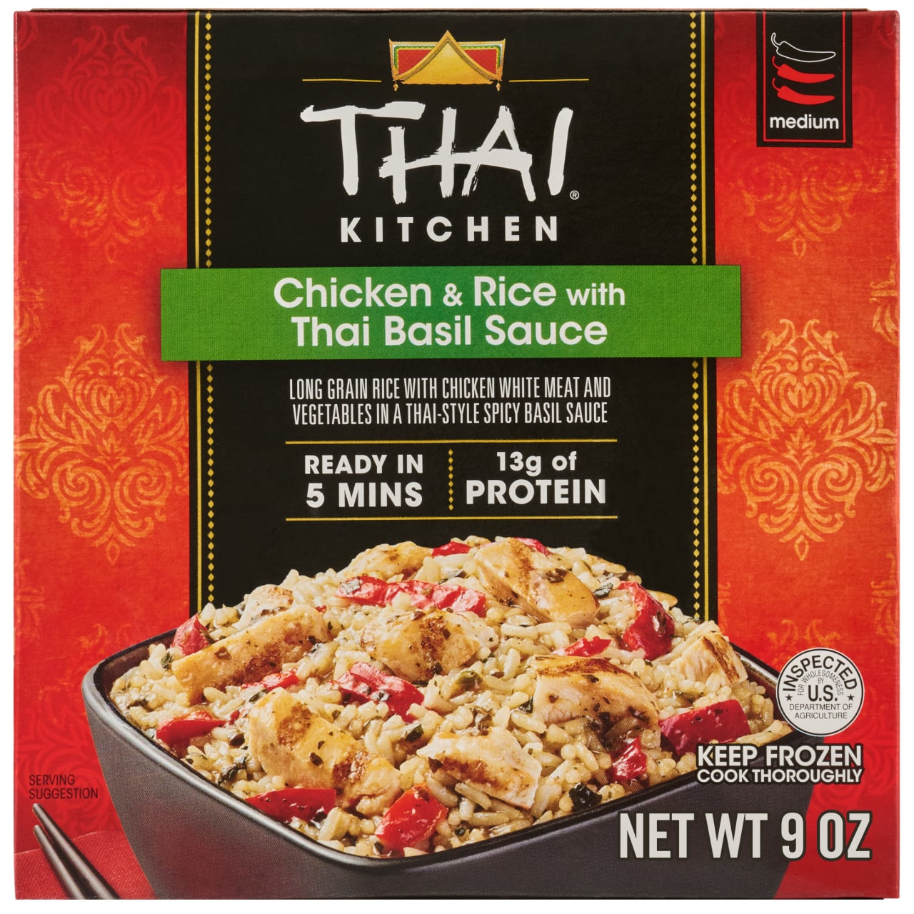 Thai Kitchen Chicken with Thai Basil Sauce Rice, 9.0 oz
