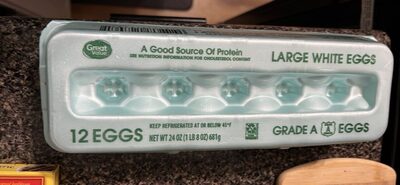 Great Value Eggs Grade A 1 doz