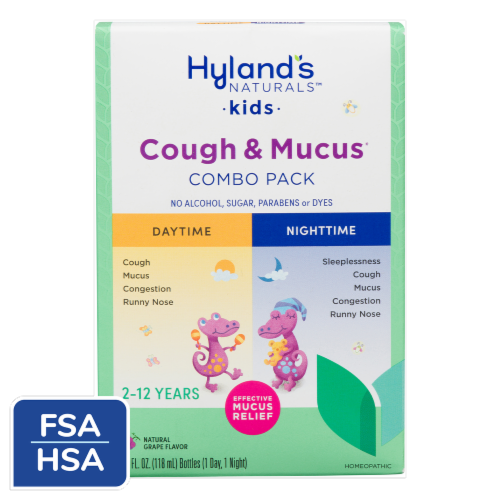 Hyland's Naturals™ Kids Cough & Mucus Grape Flavor Cold Medicine