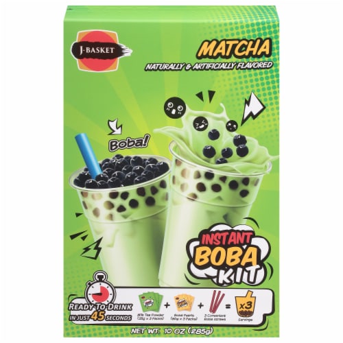 J-Basket Matcha Tea Boba Kit