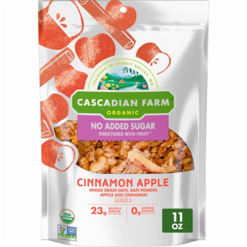 Cascadian Farm™ Organic No Added Sugar Cinnamon Apple Granola
