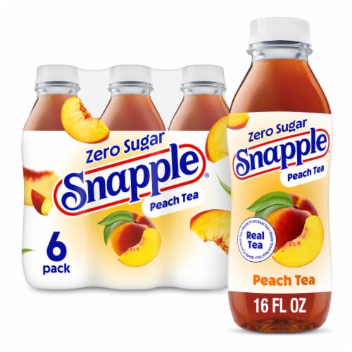 Snapple Zero Sugar Peach Iced Tea Multipack Bottles