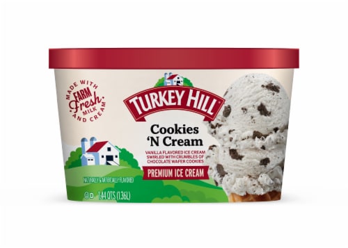 Turkey Hill® Cookies 'N Cream Ice Cream Tub