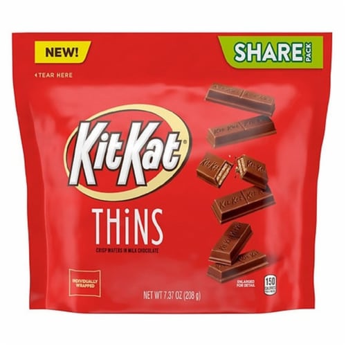 KIT KAT® THiNS Milk Chocolate Wafer Candy Share Pack