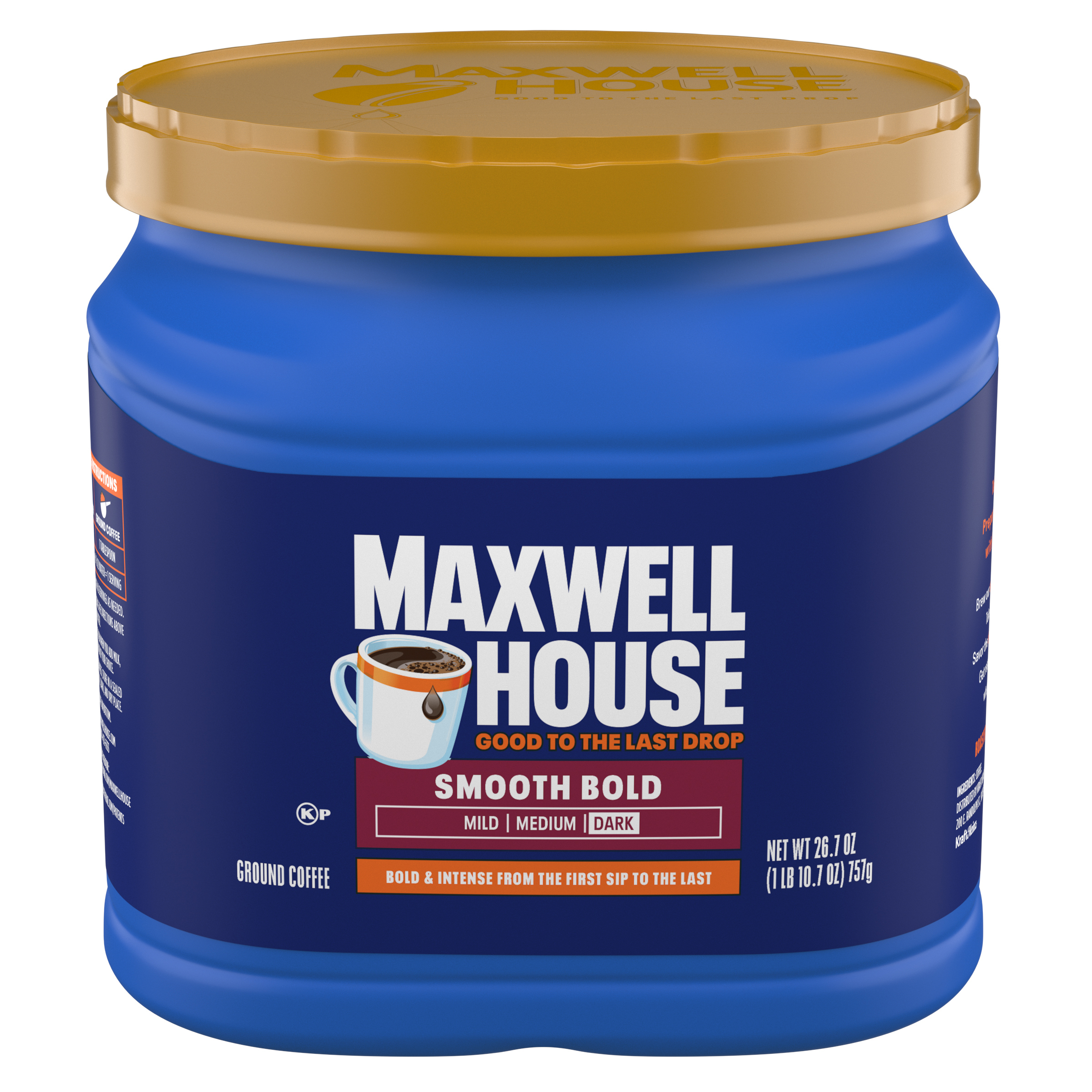 Smooth Bold Dark Roast Ground Coffee